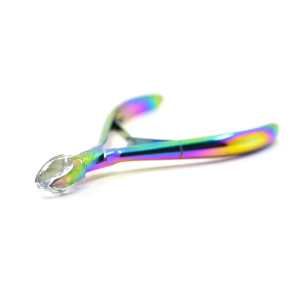 Professional Nail Art Cuticle Cutter Rainbow Dead Skin Remover for Easy Manicures & Pedicures at Home. - Image 3