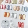 Nailcrafts Cat Eye Nail Glitter Powder Create Stunning Salon Quality Magnetic Nail Art Effects At Home. - Image 3