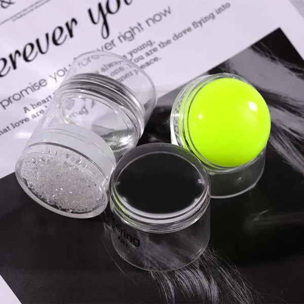 Misscheering Nail Art Stamper Dual Sided Stamper with Scraper for Perfect Creating Stamping Nail Art Designs With Ease. - Image 5