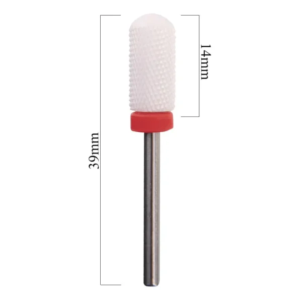 Round Head Ceramic Nail Drill Bits For Electric Nail Drill Manicure Machine Nails Accessories Nail Drill Bit Tool - Image 2