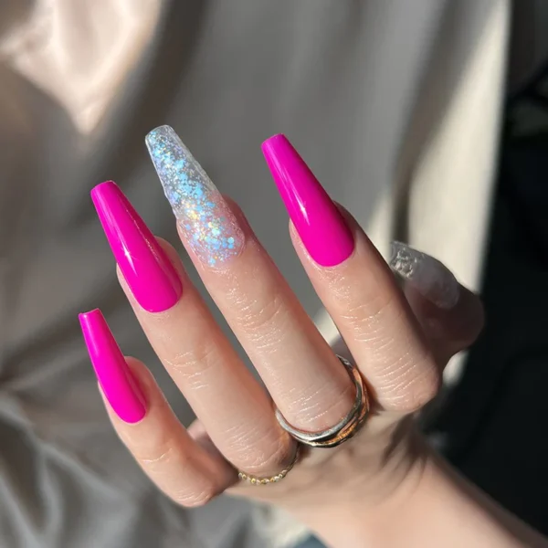 Nailcrafts Shocking Pink 12ml Gel Nail Polish Nail Art Color & Party Series Nail Gel Colorful Soak Off UV Gel Varnish All for Nails And Manicure - Image 4