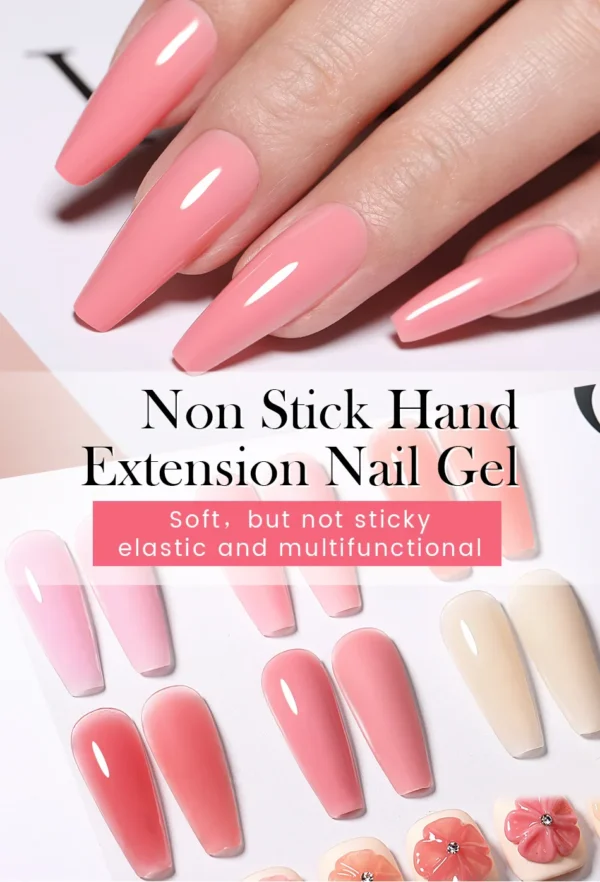 BORN PRETTY 15ml Non Stick Hand Extension Nail Gel Polish Long Lasting Gel Nail Art Manicure Durable Nail Extensions - Image 7