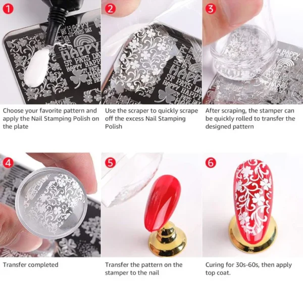 Born Pretty Jelly stamper Transparent Silicone Nail Art Jelly Stamper For French Nail And Best Stamping Prints - Image 4