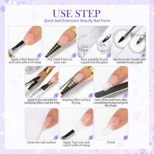 Born Pretty EMA Monomer Acrylic Liquid (60ml) professional Acrylic System For Manicure Nailart - Image 4