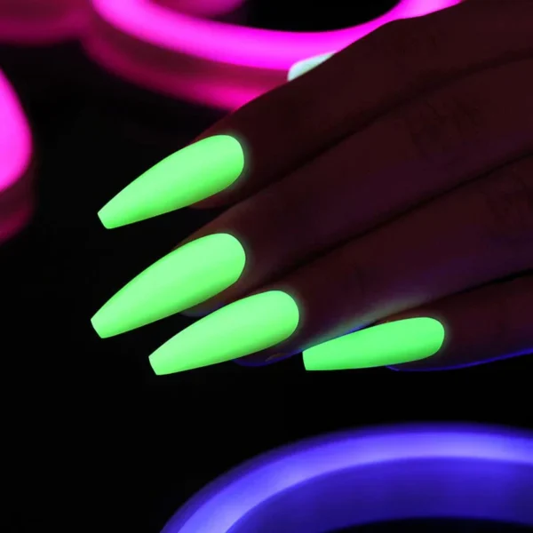 BORN PRETTY 15ml Glow in Dark Luminous Non Stick Hand Extension Nail Gel Luminous Nail Art Manicure Extension Nail Gel Polish UV Gel Extend - Image 6