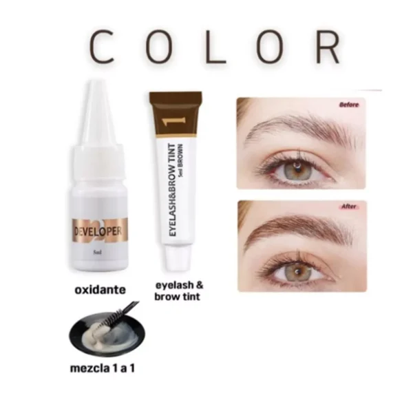 ICONSIGN Eye Lash & Brow Lift Kit Semi-Permanent Eyelash & Eyebrow 2-IN-1 Kit Long Lasting Suitable for Salon & Home Use. - Image 2
