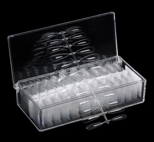 Transparent Nail Extension Full False Nails Tips Stiletto Shape Long Tips Diy Artificial Gel Nails For Manicures