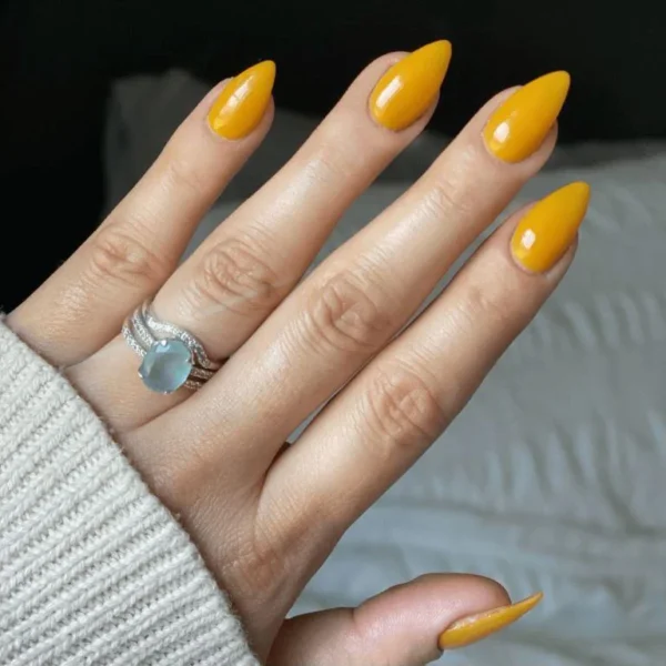 Nailcrafts Shiny Yellow Acrylic Powder Nail Extension Carving Crystal Powder for Professional Manicure Supplies - Image 4